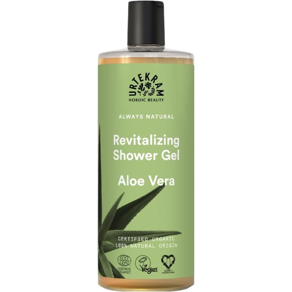 Urtekram Revitalizing Aloe Vera Shower Gel 500ml bottle