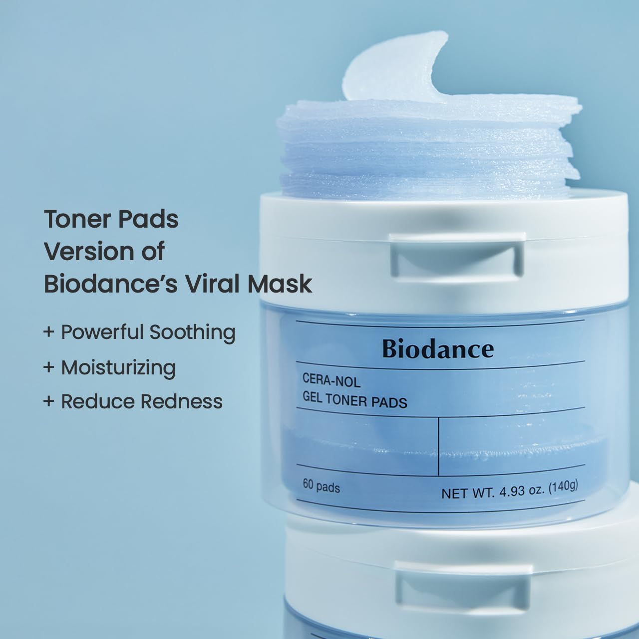 Biodance Cera-Nol Hydrogel Toner Pads 60 Pads