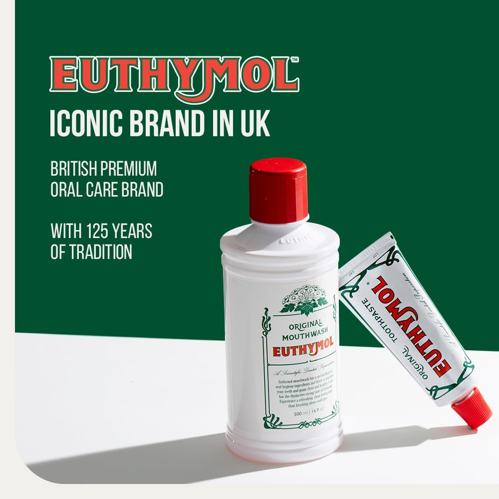 Euthymol Original Fluoride Free Toothpaste 75ml aluminium tube