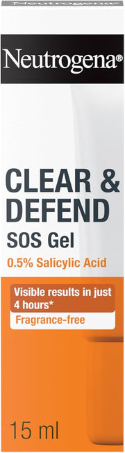 Neutrogena Clear & Defend Targeted Gel 15ml box.