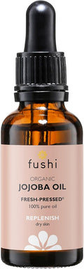 Aceite de Jojoba Orgánico Fushi 30 ml | Aceite Fresco Prensado y 100% Puro Reconstituyente para Piel Seca y Sensible