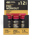 Optimum Nutrition Gold Standard Pre Workout Shot Berry 12 x 60ml
