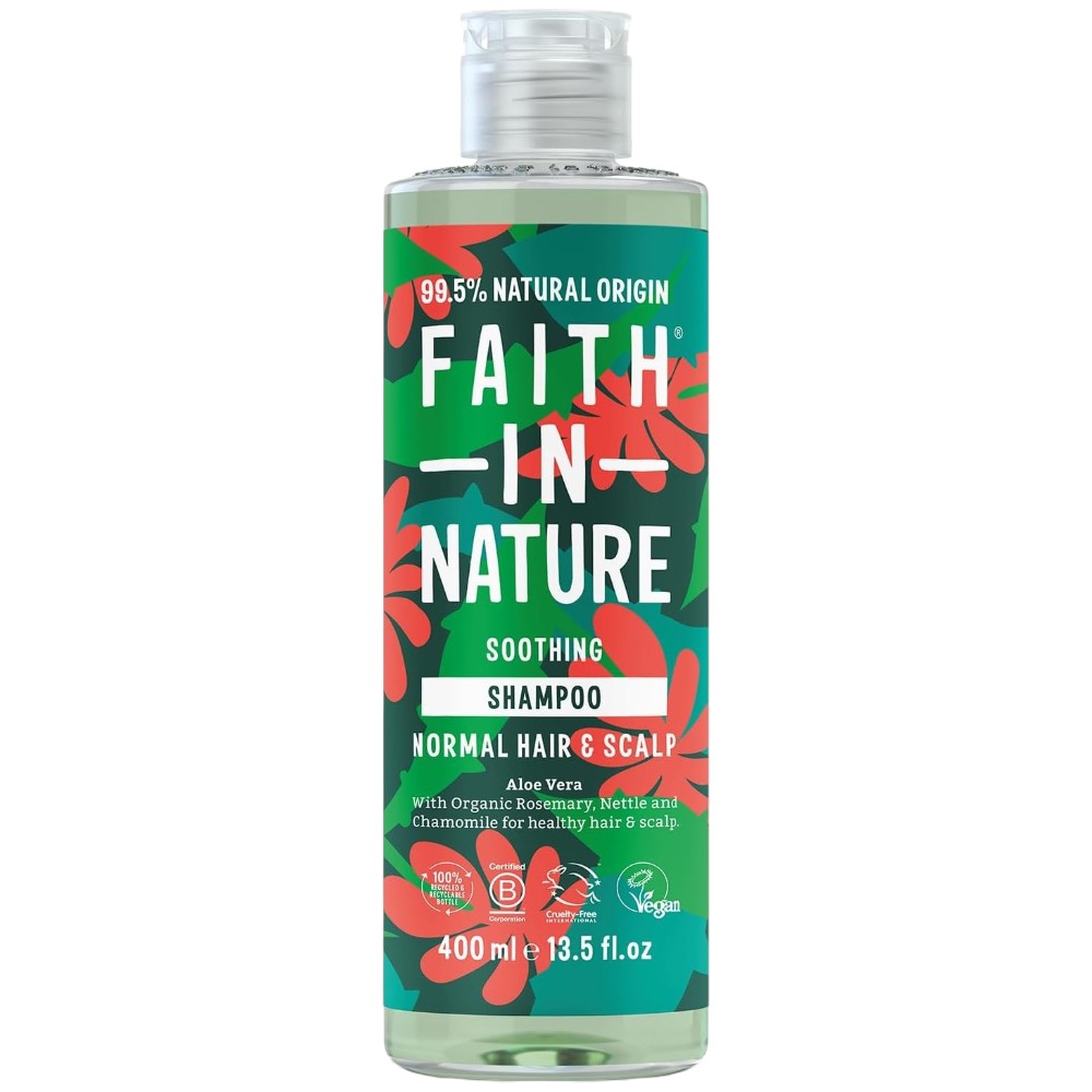 Faith In Nature Aloe Vera Soothing Shampoo 400ml bottle
