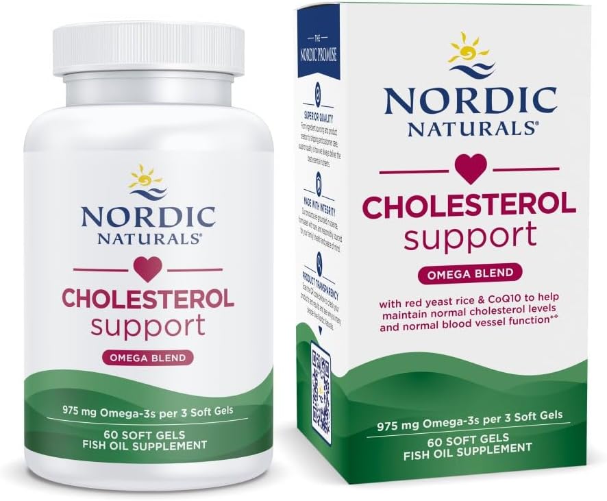 Fórmula para la salud del corazón Nordic Naturals - con Omega-3 y CoQ10 - 60 cápsulas blandas