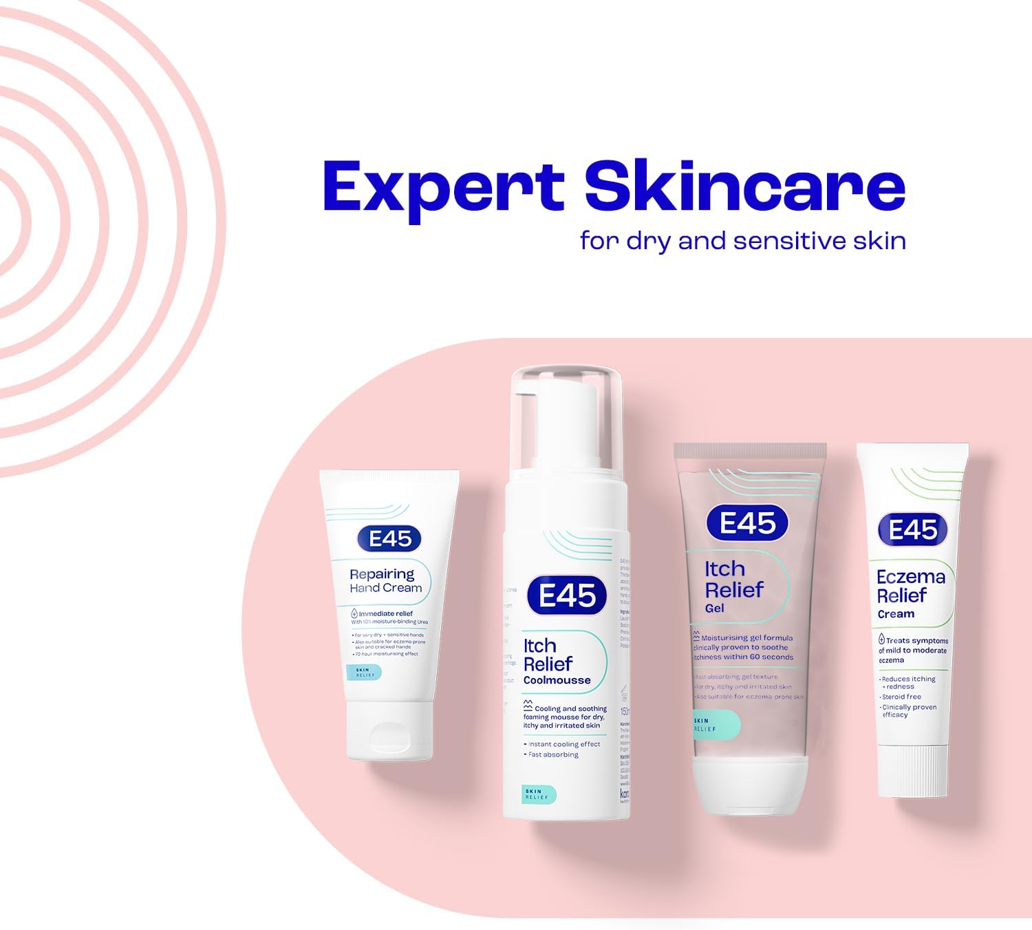 E45 Repairing Hand Cream 50ml expert skincare routine