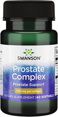 Swanson Complejo para la Próstata 200 mg 60 Softgels | Mezcla Avanzada para el Apoyo de la Próstata