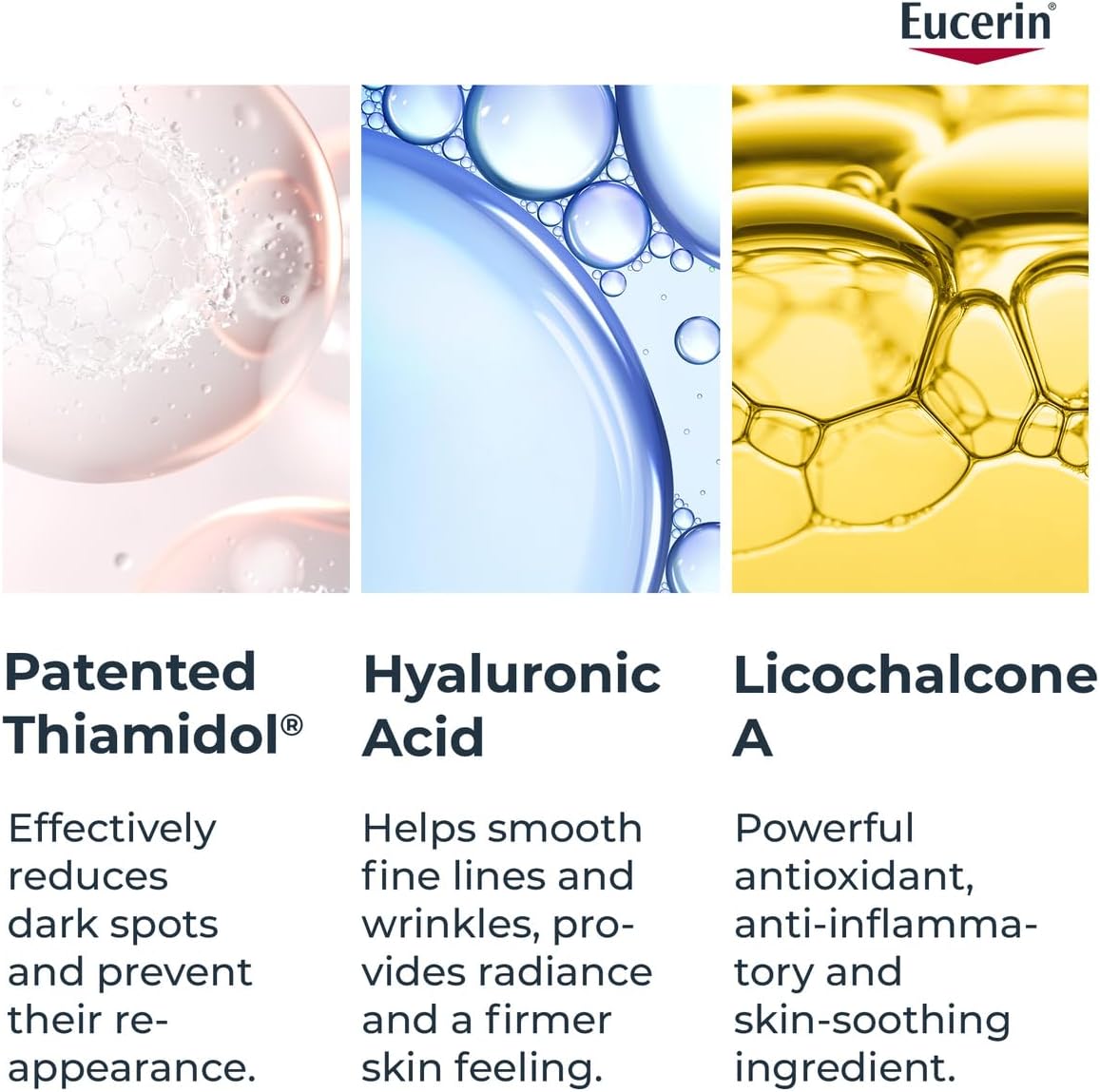 Eucerin Anti-Pigment Dual Serum with Thiamidol facial serum 30ml bottle ingredients