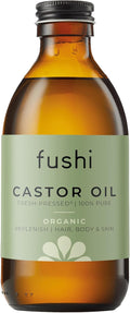 Fushi Aceite Orgánico de Ricino 250 ml | Prensado Fresco y 100% Puro para Cabello, Piel y Cuerpo