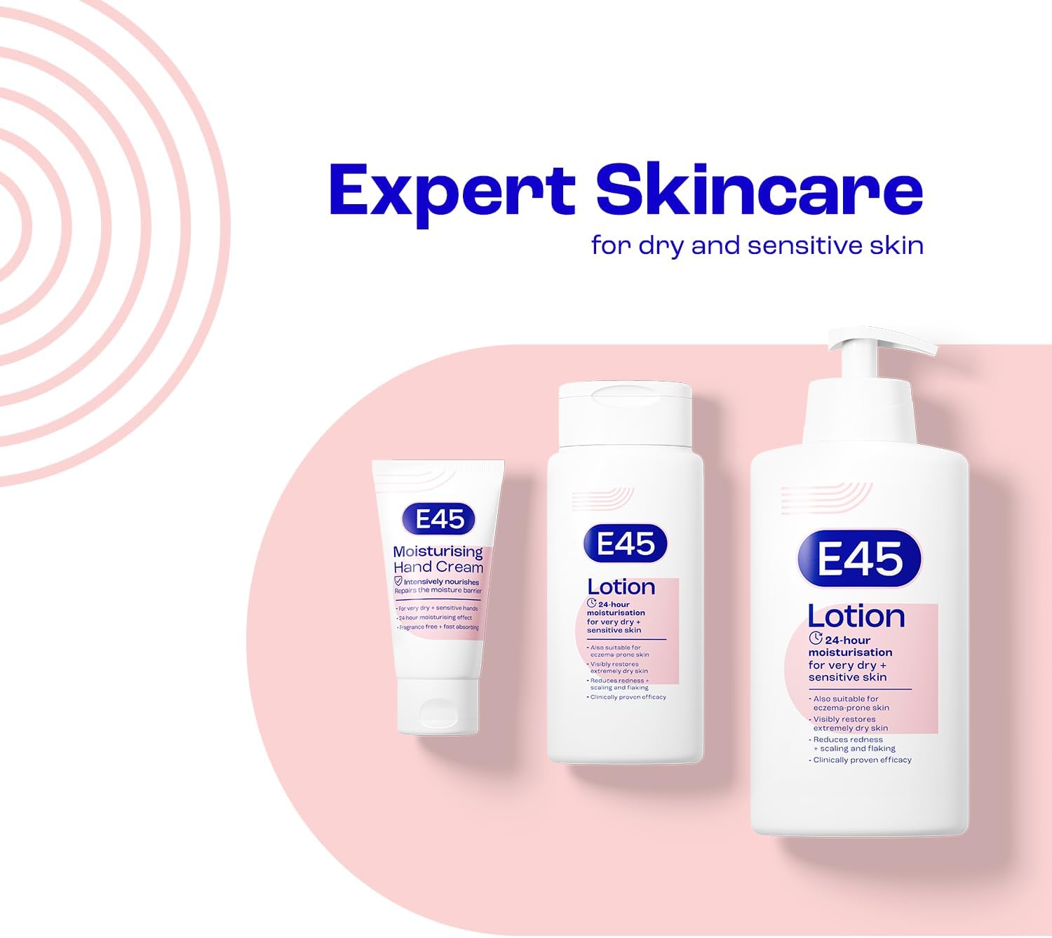 E45 Moisturising Hand Cream 50ml expert skincare routine
