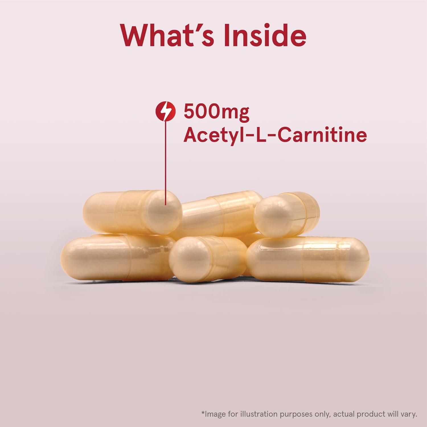 Jarrow Formulas Acetyl L-Carnitine 500mg veggie capsules daily use lifestyle 