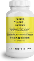 Hey Nutrition Complejo Natural de Vitamina C 250mg - 60 Cápsulas