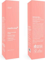 Medicube Triple Collagen Toner bottle packaging facial toner 140ml front & back product image