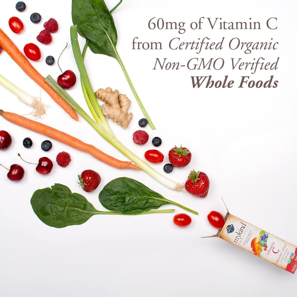 Garden of Life Organic Vitamin C Spray - Cherry Tangerine, 58ml