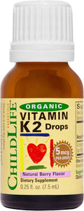 Gotas Orgánicas de Vitamina K2 ChildLife Essentials - 7.5ml