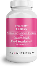 Hey Nutrition Multivitamínico para Mujeres con Ácido Fólico y Hierro - 60 Cápsulas
