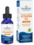 Vitamina D3 Líquida de Origen Vegetal 1000 UI, Manzana Nordic Naturals - 30ml