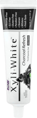 Pasta de Dientes en Gel con Carbón Xyliwhite de NOW Solutions, Menta - 181g