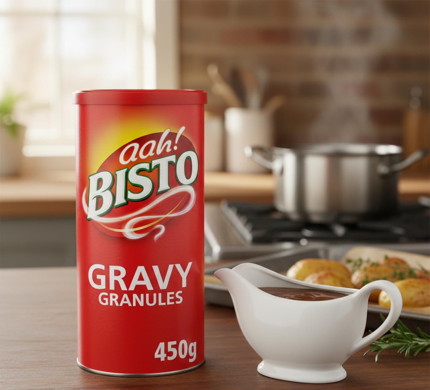 Bisto Original Gravy Granules served with roast dinner 450g
