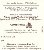 Nielsen-Massey Original Vanilla Extract ingredients information 473ml