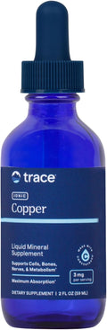 Gotas líquidas de cobre iónico Trace Minerals 3mg - 59ml
