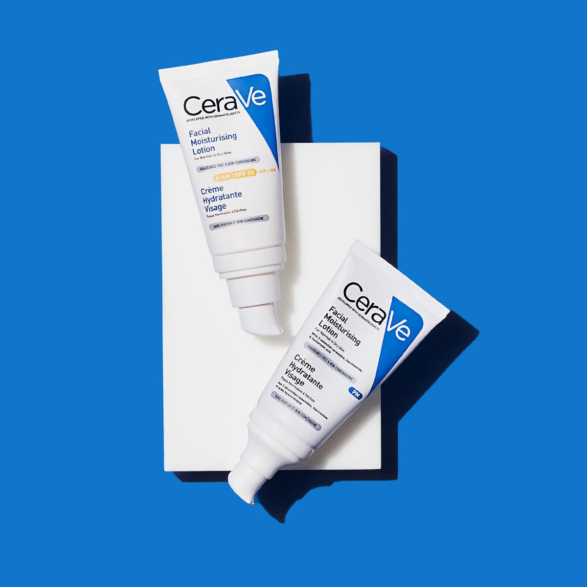 CeraVe Facial Moisturising Lotion AM SPF50 facial moisturiser 52ml skincare use