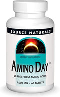 Tabletas Source Naturals Amino Day 1000mg Aminoácidos Forma Libre - 60 unidades
