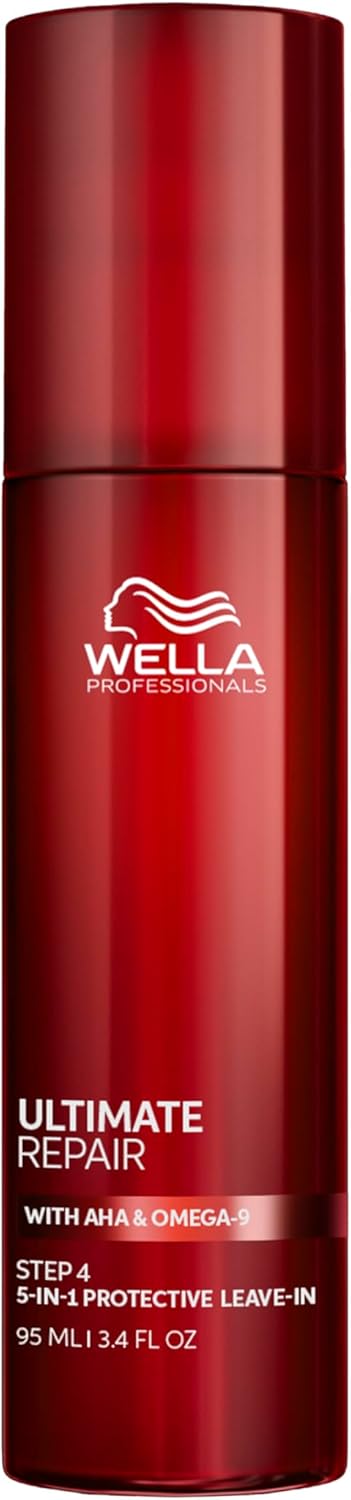 Wella Professionals Ultimate Repair Step 4 leave-in lotion hair treatment bottle 95ml