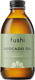 Fushi Aceite Orgánico de Aguacate 100 ml | Prensado en Frío y 100% Puro para Piel, Cabello y Nutrición