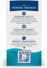 Supplement facts label for Omega-3D with Vitamin D3 and ingredients.
