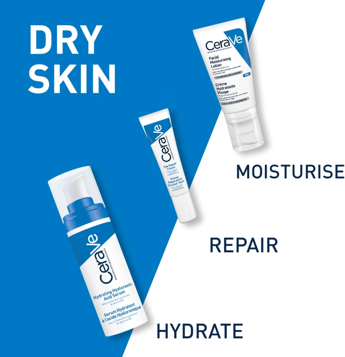 CeraVe Facial Moisturising Lotion PM night facial moisturiser pump bottle 52ml skincare use