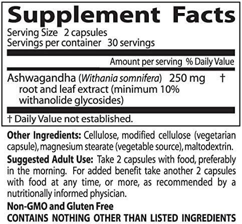 Doctor's Best Ashwagandha with Sensoril, 125 mg, 60 Veggie Caps