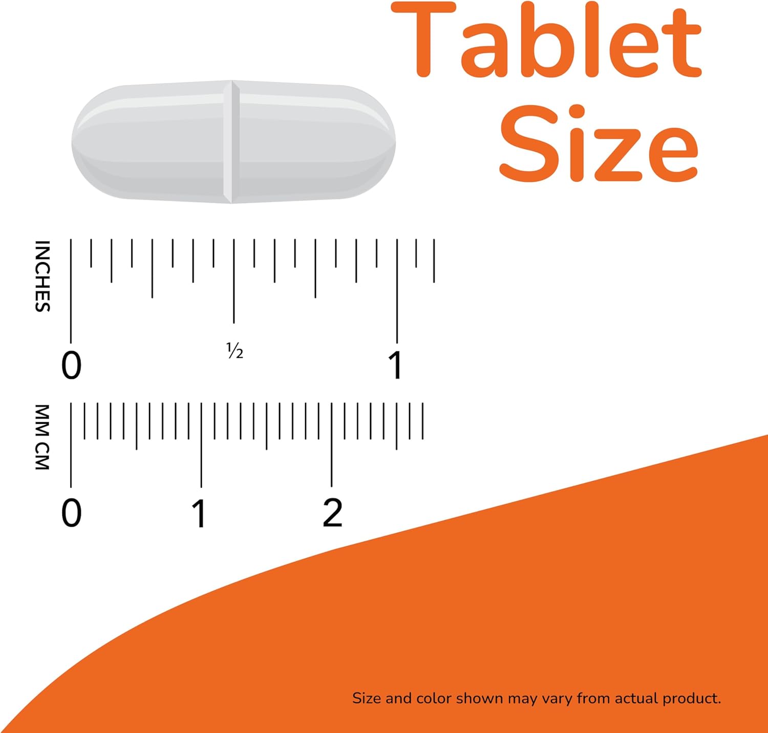 NOW Vitamin C-1000 Complex with Bioflavonoids Tablet Size