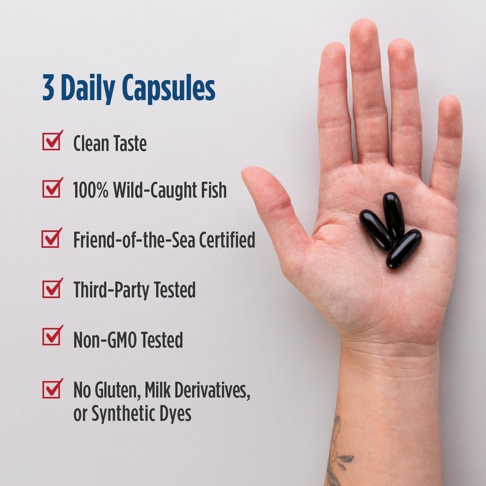 Fórmula para la salud del corazón Nordic Naturals - con Omega-3 y CoQ10 - 60 cápsulas blandas