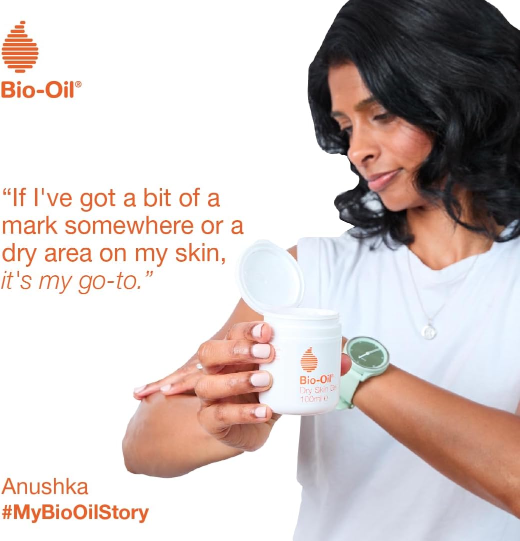 Bio-Oil Dry Skin Gel Moisturiser, tube or gel packaging, no flavour, 100ml, directions for use