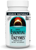 Enzimas Esenciales Source Naturals 500mg - 60 cápsulas vegetarianas