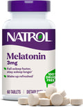 Natrol Melatonin 3mg Supplement for Adults - 60 Tablets