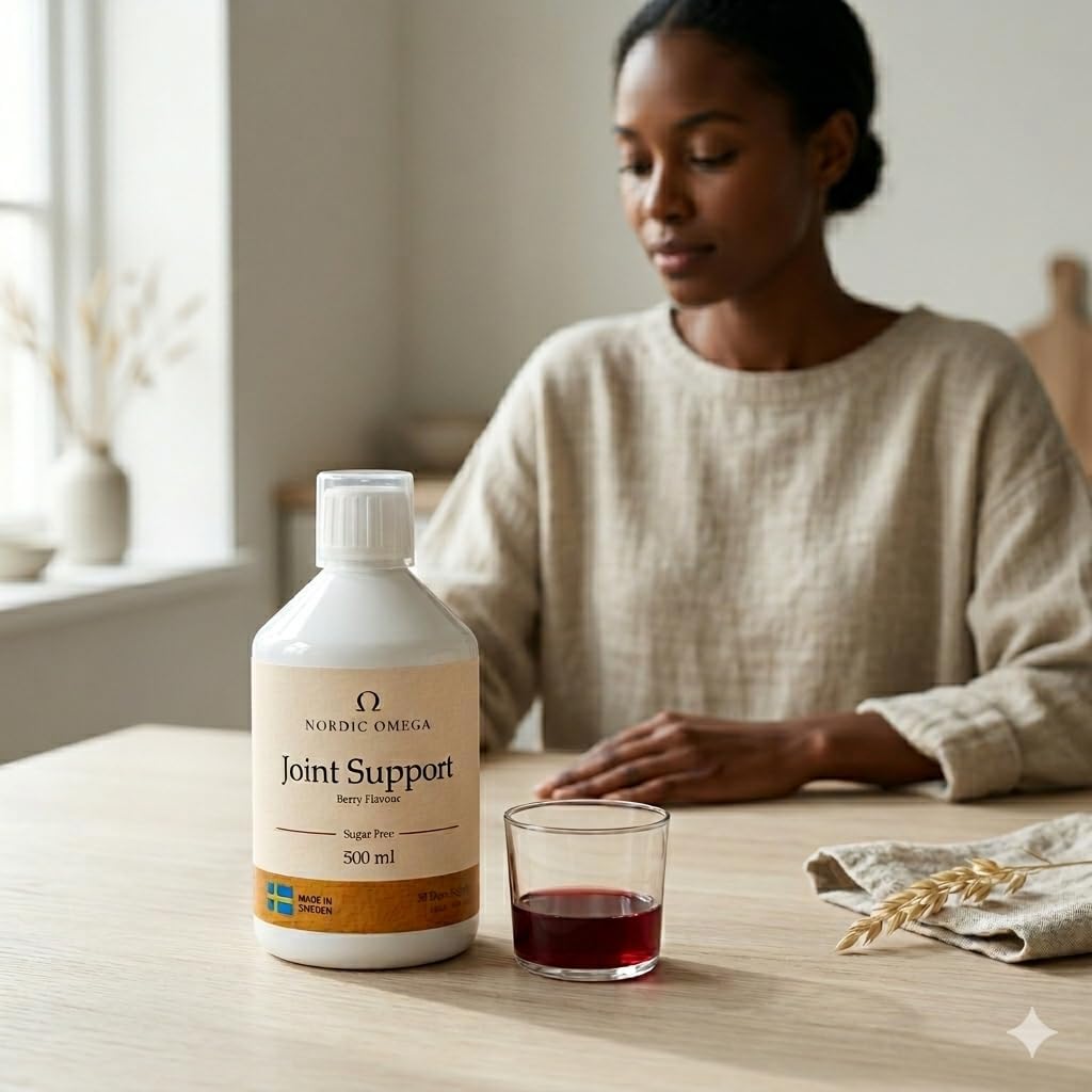 Nordic Omega Joint Support Collagen berry liquid 500ml daily routine use