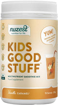 Nuzest Kids Good Stuff Vegan Smoothie Mix, Vanilla Caramel - 225g