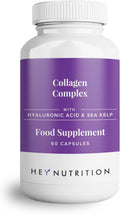 Hey Nutrition Complejo de Colágeno, Biotina y Vitamina C - 60 cápsulas