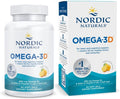Omega-3D con Vitamina D3, Limón Nordic Naturals - 60 Cápsulas Blandas