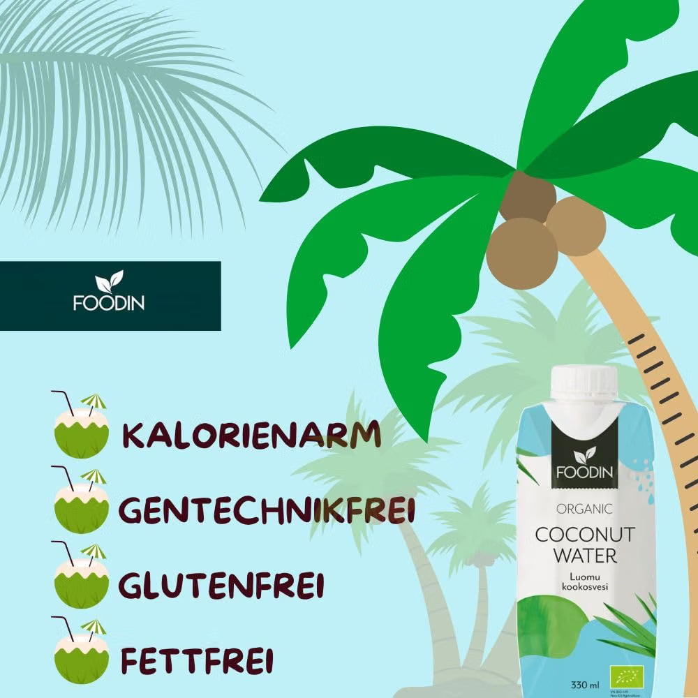 Foodin Organic Coconut Water 330ml