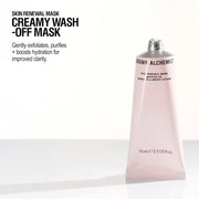 Grown Alchemist Skin Renewal Mask, tube packaging, fragrance not specified, 75ml, ingredients information