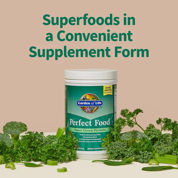 Garden of Life Perfect Food Super Greens Formula Powder