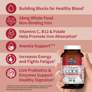 Garden of Life Vitamin Code Healthy Blood 60 Capsules