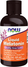 NOW Foods Liquid Melatonin, 3mg per Serving - 59ml