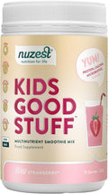 Mezcla de Batido Vegano para Niños Nuzest Good Stuff, Fresa Silvestre - 225g