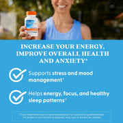 Doctor's Best Ashwagandha with Sensoril, bottle packaging, unflavoured, 250mg, 60 veggie capsules, daily dietary supplement use