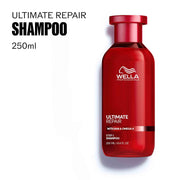 WELLA PROFESSIONALS Ultimate Repair Shampoo bottle, 250ml, front view.