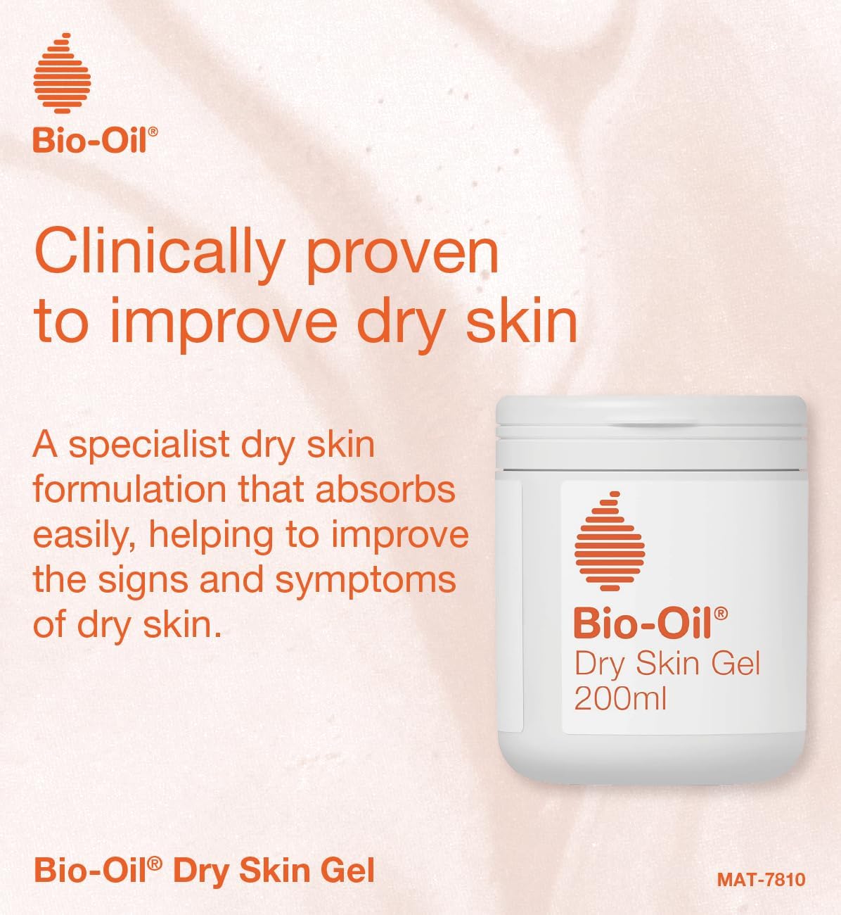 Bio-Oil Dry Skin Gel Moisturiser, tube or gel packaging, no flavour, 100ml, ingredients information
