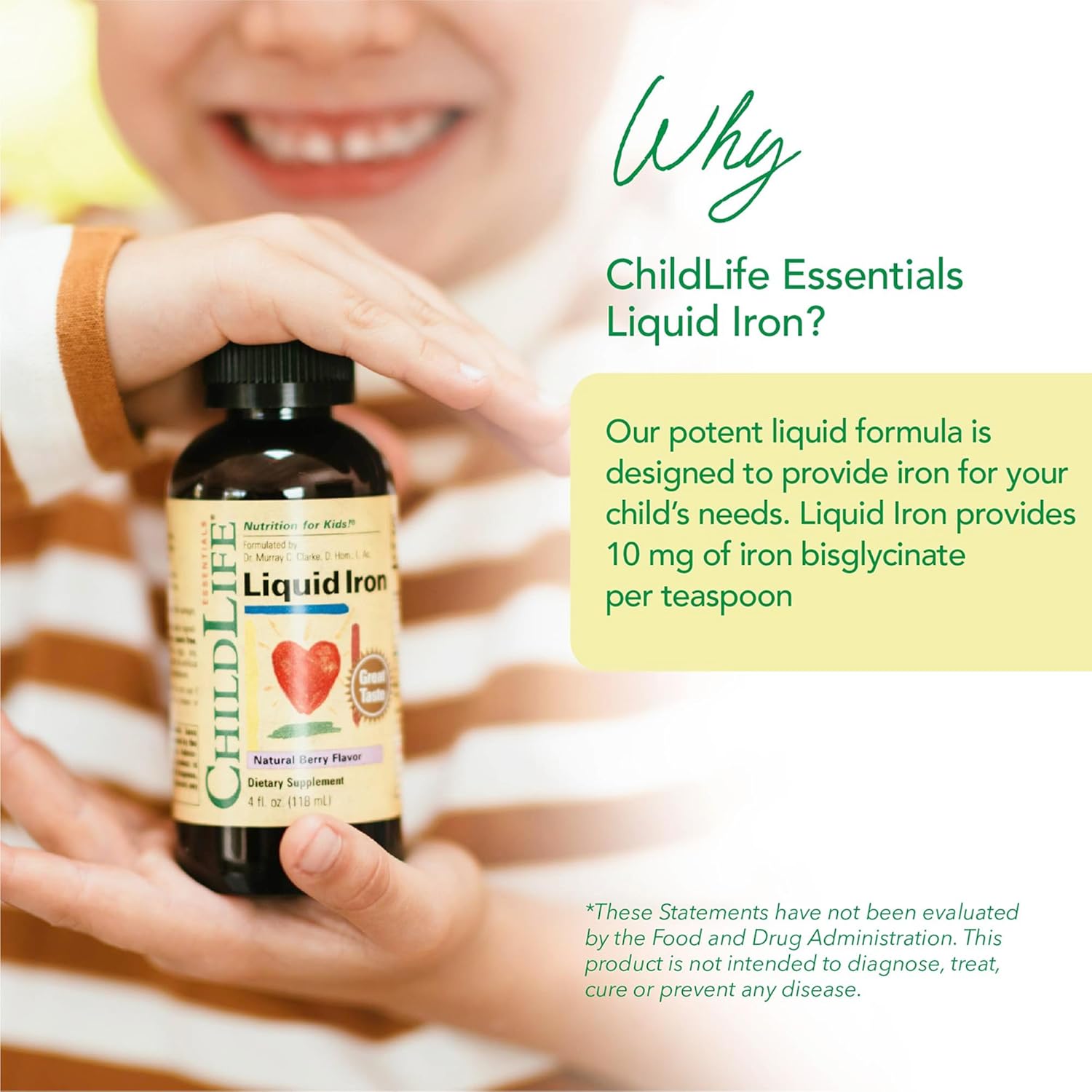 ChildLife Essentials Liquid Iron kids liquid supplement berry flavour 118ml
